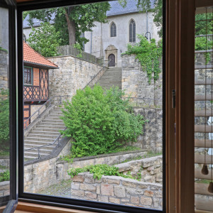 Blick aus dem Fenster