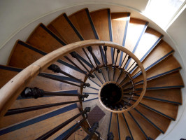 Treppenhaus von oben