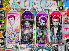 david bowie grace jones sis vicious james dean