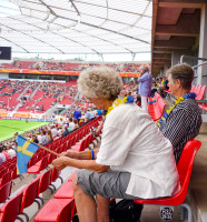 Menschen im Stadion